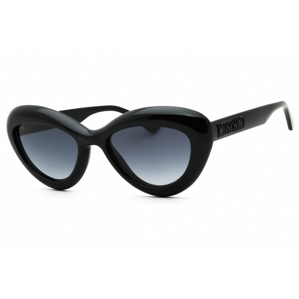 Moschino MOS163/S Sunglasses Black Plastic Cat-Eye